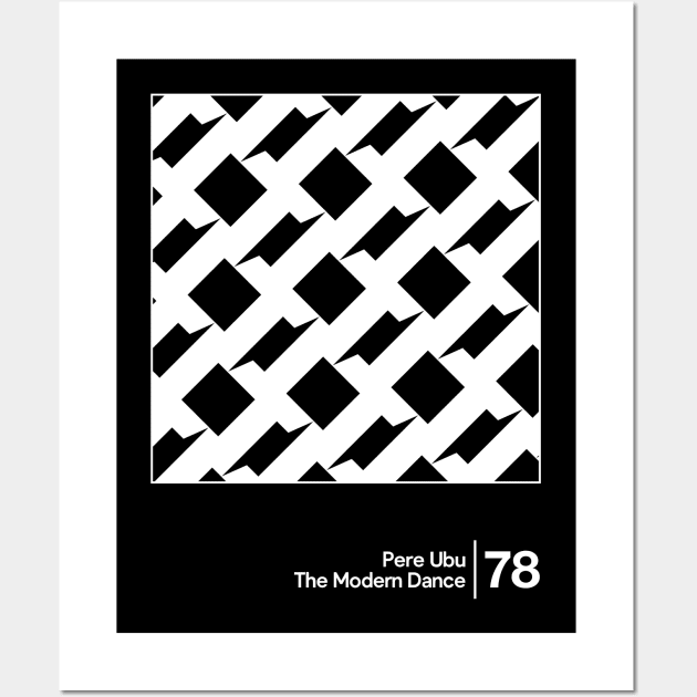 Pere Ubu / Minimalist Graphic Design Fan Artwork Wall Art by saudade